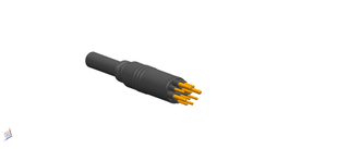 Electrical Bicycle Pvc Black Motor Cable