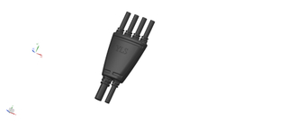 E-bike Nylon Waterproof Power Splitter